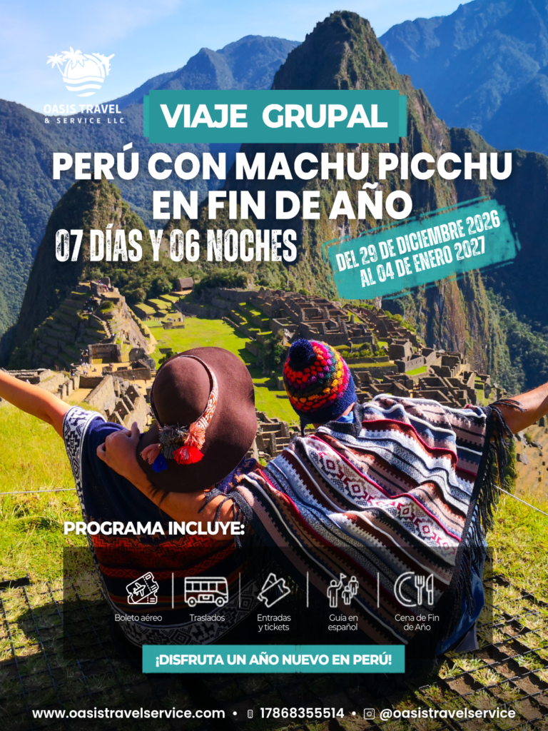 perú con machu picchu www.oasistravelservice.com