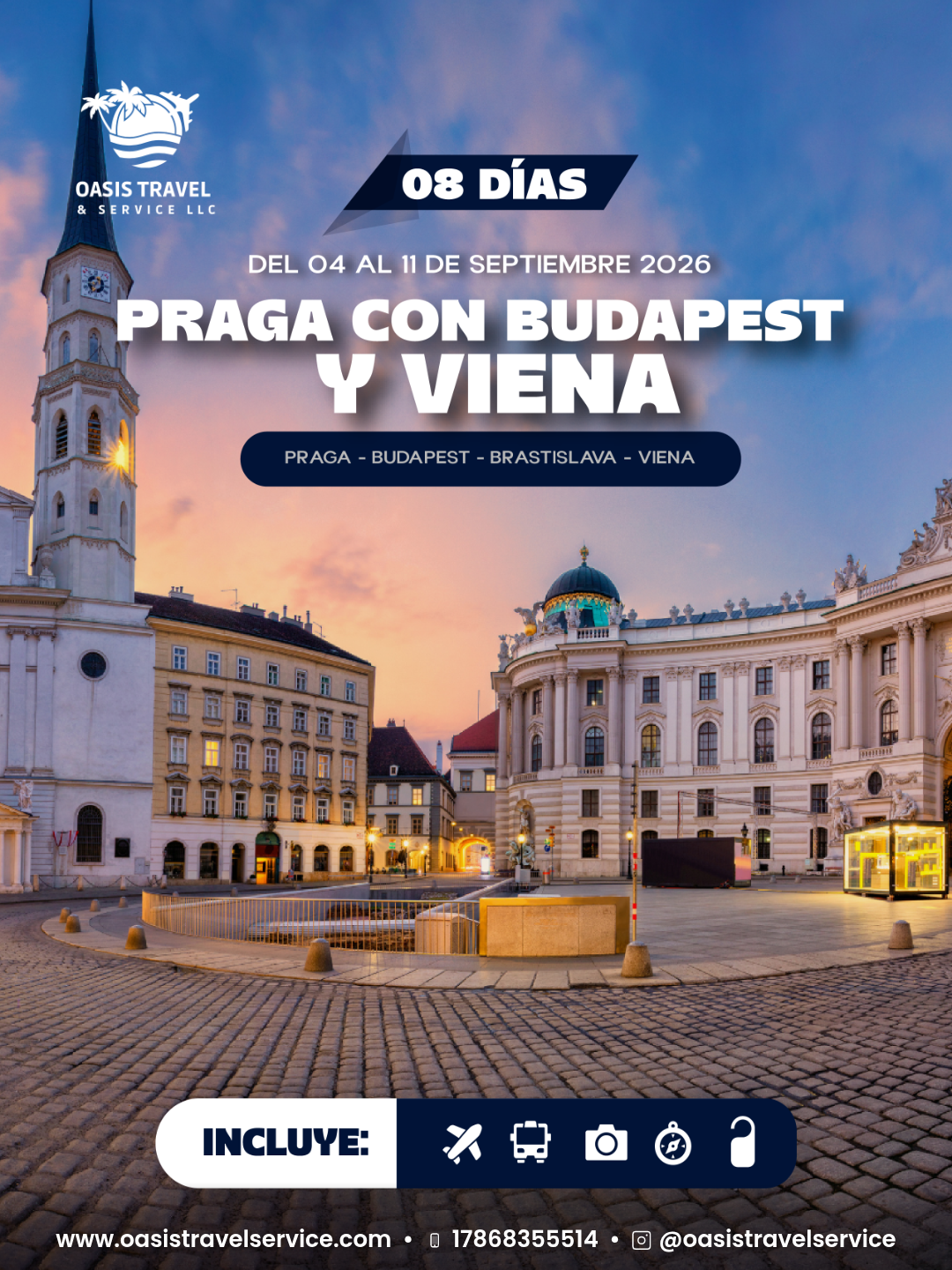 praga con budapest & viena www.oasistravelservice.com